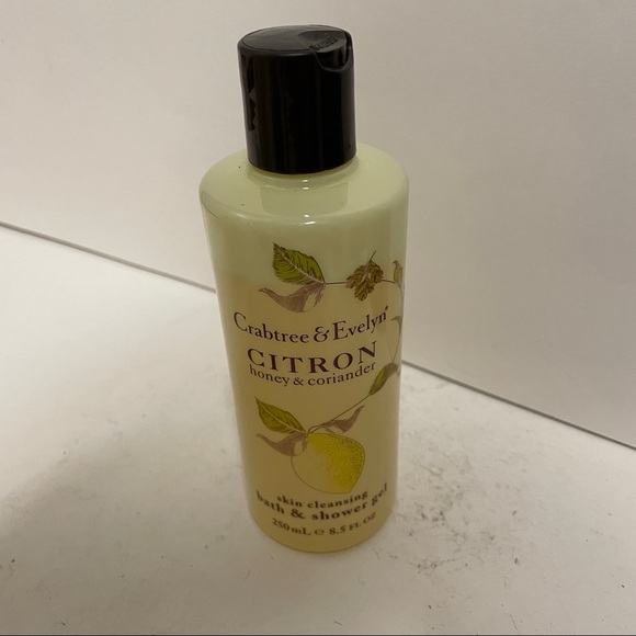 Crabtree Evelyn Citron Honey & Coriander Skin Cleansing Bath Shower Gel HTF